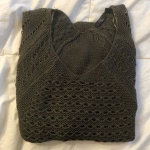 Olive green sweater